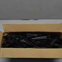 100-Pack Christmas Light Yard Stakes, 5.5 Inch Lighting Stakes for C7 C9 Christmas Lights Outdoor, Universal Yard Stakes for Outdoor Holiday Lights Use on Garden Lawn Patio Pathway Walkway  Black