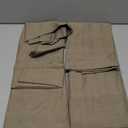 No. 918 Trevor 2-Pack Heathered Linen Texture Semi-Sheer Tab Top Curtain Panel Pair, 40" x 84, Barley Brown