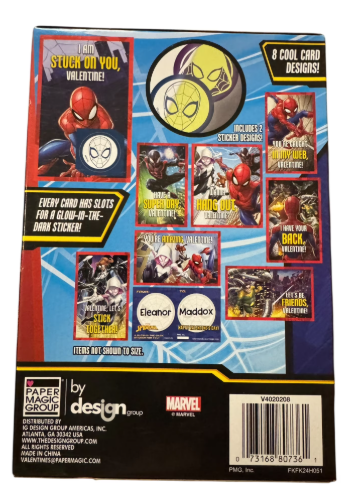 Exchange Cards Spiderman Stickers 2 Pack