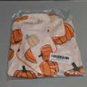 MBZJSDKHLK Women's Halloween Pajamas Set Silk Satin Ghost Pumpkin Print Long Sleeve Button Down Shirt 2 Piece Pjs Shorts Sets, M