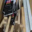 AROIC 104 Pack Easel and Canvas Sets with 8 Wood Easels,80 Brushes,8 Canvas and 8 Palette, Painting Set, Art Tabletop Easel, Painting Supplies for Kids & Adults Party