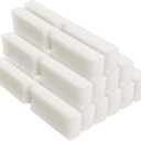 Fx4 Foam Filter Pads Replacement Compatible with Fluval FX5 / FX6 Canister Filter, Aquarium Bio Sponge Foam Filter Pads (12 Packs) (White)