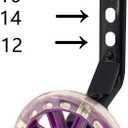 a Pair of Children's Bicycle Riding Flash Silent Training Wheels, Suitable for 12-20 inch Single Speed Bicycles (purple)