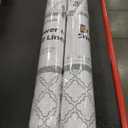 Shelf & Drawer Liner for Kitchen Cabinets, 17.5In x 10Ft Non-Slip Non-Adhesive Shelf Paper Protect Dresser and Cupboard, Waterproof Drawer Mats for Bathroom, Easy Install (White Diamond) 2 pc