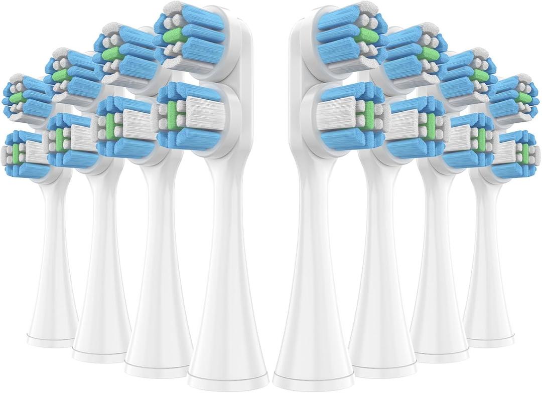 Replacement Toothbrush Heads Compatible with Spinbrush Pro Clean, 8 Pcs Battery Electric Toothbrush Heads Brush Heads Replacement of Effective Cleaning