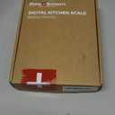 Pohl Schmitt Digital Food Kitchen Scale, Multifunctional Weight Measuring for Cooking and Baking in Grams/Ounces, Auto Shut-Off, Stainless Steel (Silver)