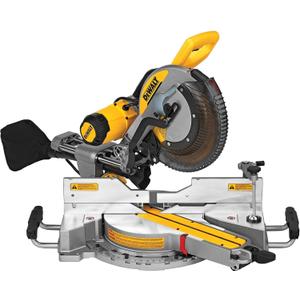 DEWALT Miter Saw, 12-inch Double Bevel Sliding Compound Miter Saw with XPS LED Shadow Light System, Includes Blade Wrench, Material Clamp and Dust Bag (DWS780)