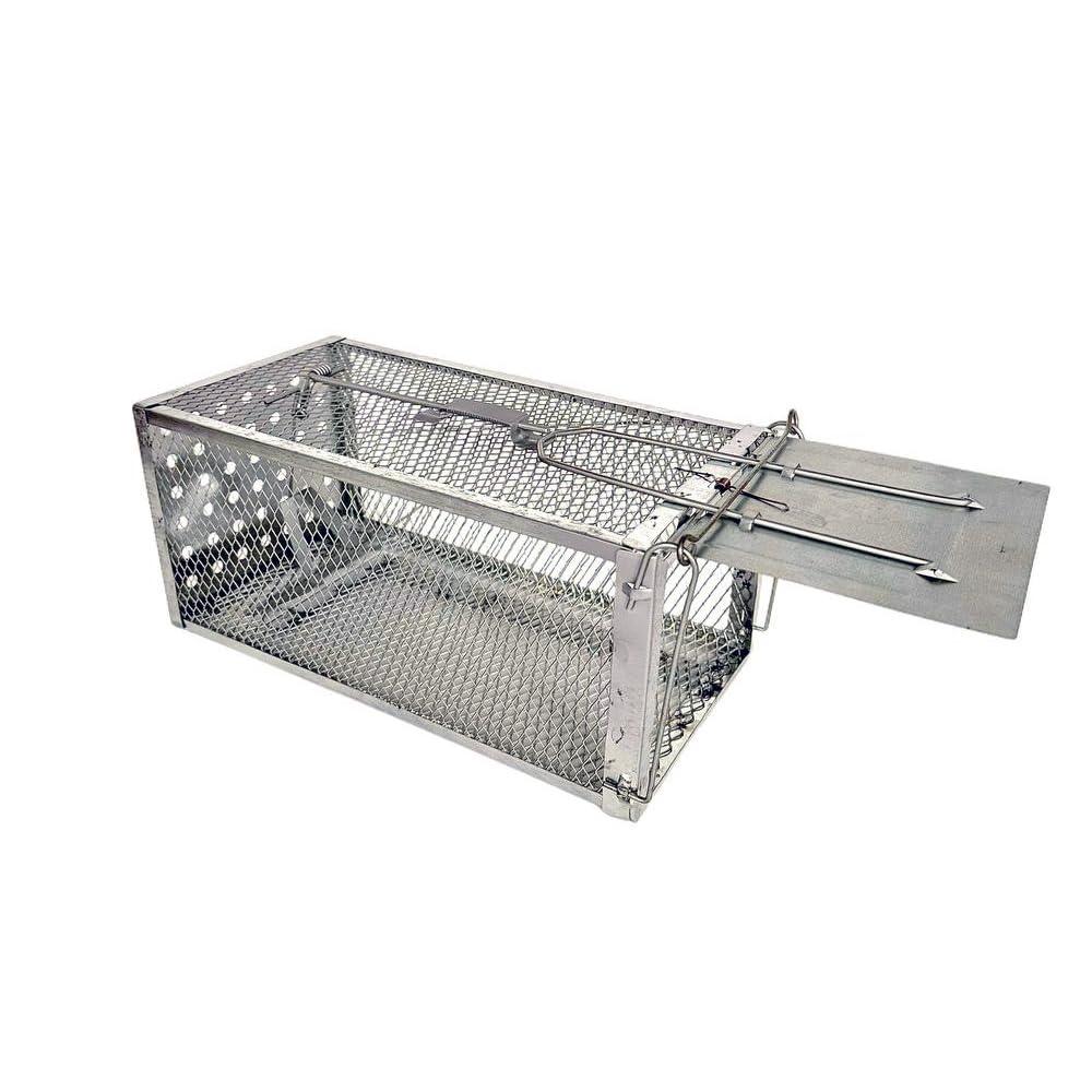 Quality Live Animal Humane Trap Catch and Release Rat Mouse Chipmunk Mice Voles Hamsters Rodents - Voles Squirrel and Similar Sized Pets Safe and Effective | Size Medium