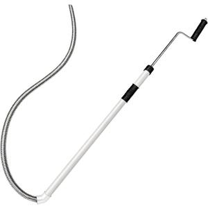 6 FT Toilet Auger, Heavy Duty Toilet Snake Drain Cleaner with Vinyl Guard