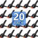 20 Pack 4.5 inch Plastic Spring Clamps, Black Heavy Duty Clips, Backdrop Clips, Woodworking Clamps, Plastic Clamps for Crafts, Backdrop Stand, Woodworking, Photography