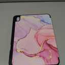 Wazzasoft for iPad A16 Case 2025 - for iPad 10th Generation Case Cute Women Girls Girly Teens Marble Design Unique Pretty Pencil Holder Auto Sleep/Wake Tablet Cover for Apple 11/10 10.9 Inch