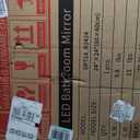 LOVESPEJO 24 Inch Round Backlit Bathroom Mirror with Lights, Circle LED Mirror for Bathroom, Fogless, Stepless Dimmable, 3 Color Changing, Memory, Shatterproof