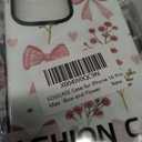 SOGCASE Girls Cute Case for iPhone 16 Pro Max, Bow Flower Women Phone Cases | Dual-Layer Shockproof Protection