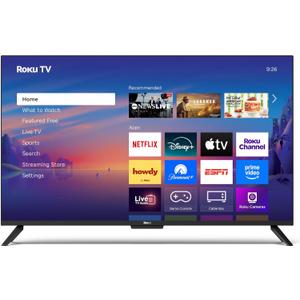 Roku Smart TV  43-Inch Select Series 4K HDR RokuTV with Roku Enhanced Voice Remote, Brilliant 4K Picture, Automatic Brightness, & Seamless Streaming  Live Local News, Sports, Family Entertainment