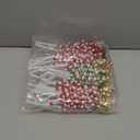 Tigeen 50 Pcs Christmas Candy Cane Pick Red White Green Christmas Tree Curly Pick Ornaments Xmas Candy Shape Tree Topper Decorations Home Office Crafts