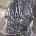 EXCEBET Big and Tall Executive Office Chair with Footrest, 400LBS Capacity Ergonomic High-Back Desk Office Chair with Lumbar Support, Padded Armrests & Thick Cushion, Black PU Leather Chairs