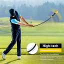 Golf Swing Trainer Aid and Correction for Strength Grip Tempo & Flexibility Training Suit for Indoor Practice Chipping Hitting Golf Accessories, 48"