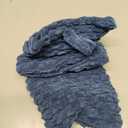 Kevin Textile 12x24 Inch Pillow Cover 1 Pack Boho Decorative Soft Striped Corduroy Lumbar Farmhouse Solid Color Accent Rectangle Cushion Case for Living Room Couch Sofa Bed, Blue