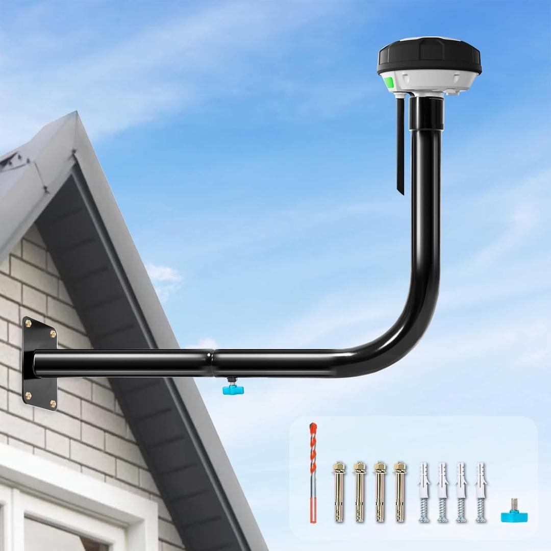 Wall Mount Kit for Mammotion Luba 2 AWD Series, for YUKA 1000 & 2000, for YUKA 1500(2024), for YUKA 2000(2024), Compatible with RTK Antenna (Not Compatible with Luba 2 Mini)