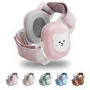 Floriogra Baby Headphones for Noise - Infant Ear Muffs Noise Protection - CE & ANSI Certified - Babies Noise Cancelling Headphones - Baby Ear Protection for 3 Months to 4 Years(pink)