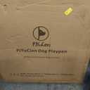 PJYuCien Dog Playpen Plus Storage Bag, 31.3" H 8 Panels Puppy Pen with Square Bottom, Heavy Duty Dog Fence for Puppies/Small Dogs