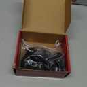 Dog Shoes for Large, Small, and Medium Dogs Knob Breathable Dog Boots & Paw Protectors Non-Slip Dog Shoes for Hot Pavement, Rain, Snowy Day Indoor Outdoor 4pcs (Black, Size 4)