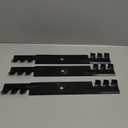 482878 Mower Blades Fit for 36" 52" Deck Lawn Mowers, Mulching Blades 481711 Compatible with A riens Zoom 2252, Gravely Promaster 152Z, Replace Scag 481707 48185 48108 A48108 (3 Pack)