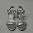 DREAM PAIRS Women's Low Heels Block Open Toe Ankle Strap Classic Short Chunky Sandals with Buckle for Daily Work Wedding Party 8.5