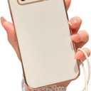 for S10 Plus Case, Galaxy S10 Plus Case for Women Electroplating Luxury Bling Aesthetic Trendy Pretty, Full Camera Soft TPU Protection Shockproof Cover for Samsung Galaxy S10 Plus (2019) (White)