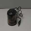 Electric Pencil Sharpener, Plug in or USB/Battery Operated. Fits No.2 and Colored Pencils (6-8mm). Great for School, Classroom, Office and Home(Black)