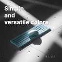 UBOTIE Wireless Keyboard and Mouse Combo with 110 Round Keycaps, Power Switch, and Scissor-Switch Typing Feel Ideal for Office Use(Blue)
