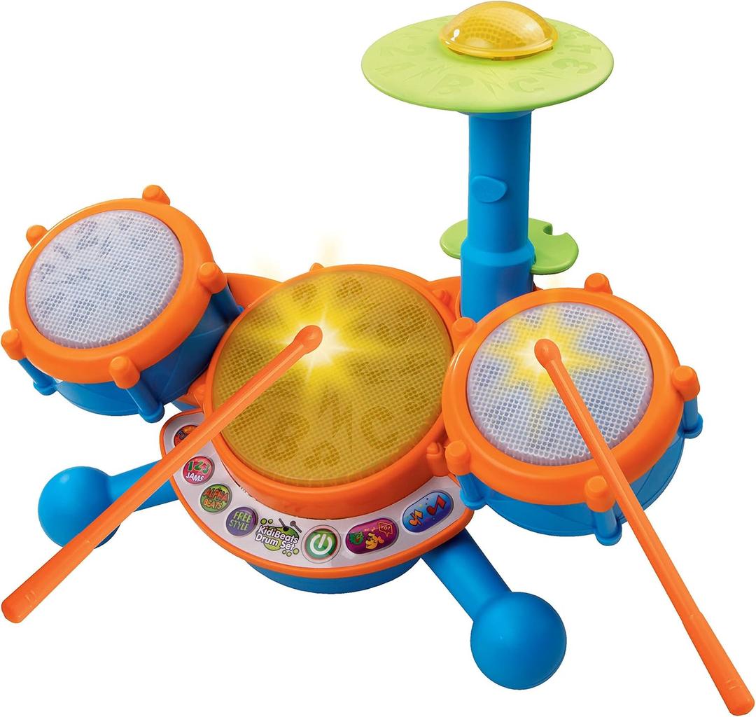 VTech KidiBeats Drum Set (Frustration Free Packaging) (Orange)