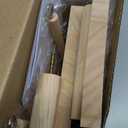 FrgKbTm Bird Perches Platform Swing with Climbing Ladder, Parakeet Cage Accessories Wooden Playing Gyms Exercise Sturdy for Small Birds