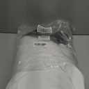 NICETOWN White 100% Blackout Curtains for Bedroom, 2 Thick Layers Completely Blackout Rod Pocket Thermal Insulated Drapes for Kitchen Window (1 Pair, 62 inches Width x 63 inches Length Each Panel