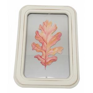 HH 11.8in Clear Wall Sign Leaf Red