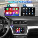 2G+32G Android13 7 Inch IPS Screen Wireless CarPlay Android Auto Car Stereo for VW Jetta Seat Passat Tiguan CC Golf Skoda Radio with FM BT GPS WiFi SWC USB Quick Charge Backup Camera MIC