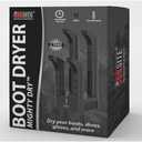 JobSite Boot Dryer - Mighty Dry with Heat Blower Fan - Fast Glove & Shoe Dryer - Helps Reduce Odor