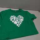 St Patricks Day Shirt Women Luck Shamrock Shirts Cute Saint Patricks Day Crop Top Irish Raglan Shirt, XS 
