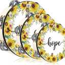 3 Pcs Hope Tambourines for Adults Church Christian Dance Tambourine Double Row Jingle Bible Hand Bell Clap Drum for Church Pray Party Percussion Musical Instrument