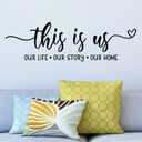 This is Us Quote Our Life Words Phrases Vinyl Wall Decal Sticker Decor 7 x 23