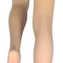 Truform 20-30 mmHg Compression Pantyhose, Women's Hosiery Support Tights, Beige, Medium