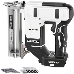 2 in 1 Cordless Brad Nailer Compatible with De wa-lt 20V Battery (No Battery), 18 Gauge Electric Nail Gun/Staple Gun with 1000 Nails & 1000 Staples for Upholstery Carpentry & Wood Working