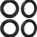 2.50-10 Dirt Bike Tire, 2.5-10" Off-Road Tire and Inner Tube for Dirt Bike with 10" Rim Compatible with Honda CRF50/XR50, Suzuki DRZ70/JR50 and Yamaha PW50