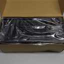 Cisily Sponge Holder for Kitchen Sink, Sink Caddy Organizer with High Brush Holder, Kitchen Countertop Organizers and Storage Essentials, Rustproof 304 Stainless Steel (Black, 9.25)