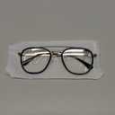 CCVOO Iconic Aviator Reading Glasses - Premium Readers in Gold/Black - UV & Blue Light Blocking Lenses