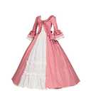 1791's lady Women's Victorian Rococo Dress Inspration Maiden Costume XS
