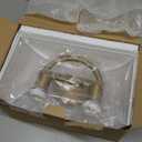 Yosoan Linen Fabric Cloth Boho Aged Brass Gold Wall Sconce Stairwell Fixture Light, 2-Light Dual Indoor Hardwired Vanity Vintage Wall Mount Lamp Antique Metal Base Semicircle Shade Lamp for Hallway