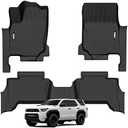 Floor Mats for 2025 Toyota 4runner Fuel 5 Seats (not for Hybrid/EV) All Weather TPE Protection Floor Liners 1st & 2nd Row Floor Liners for 2025 Toyota 4runner Accessories