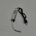 LightingWill LED Driver 30 Watts Waterproof IP67 Power Supply Transformer, 90-265V AC to 12V DC Low Voltage Output, Adapter with 3-Prong Plug 3.3 Feet Cable for Outdoor Use, Computer Project