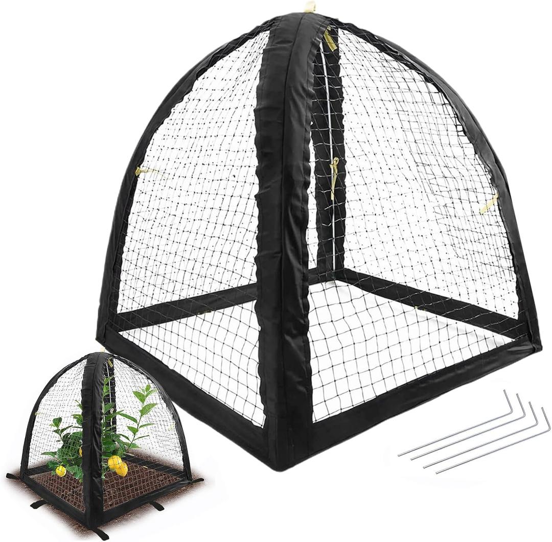 Protective Plant Cage  Mesh Plant Cover for Protection Against Animals, Reusable Protection Against Rabbits, Birds and Rodents for Garden and Outdoor